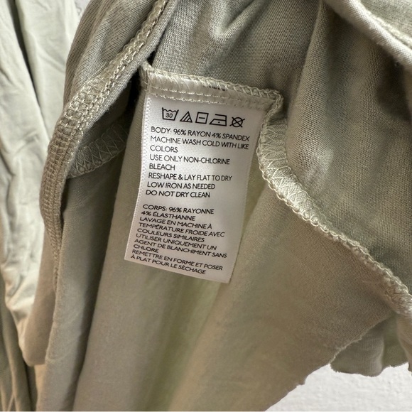 Ecote Seafoam Green Double High Slit Maxi Skirt Sz 4 - Picture 6 of 8